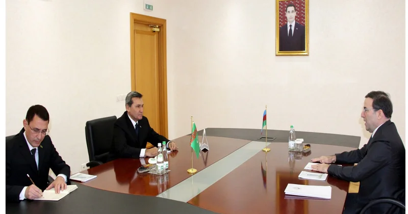 Türkmənistan Azərbaycan əlaqələrinin aktual istiqamətləri müzakirə olunub