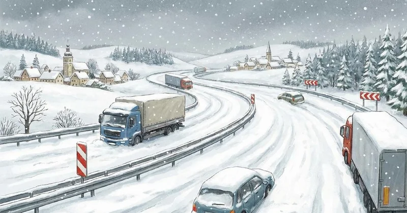 Avropada güclü qar: yollar bağlandı, uçuşlar ləğv edildi