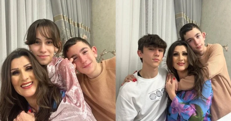 Gülyanaq Məmmədovanın övladları Fotolar