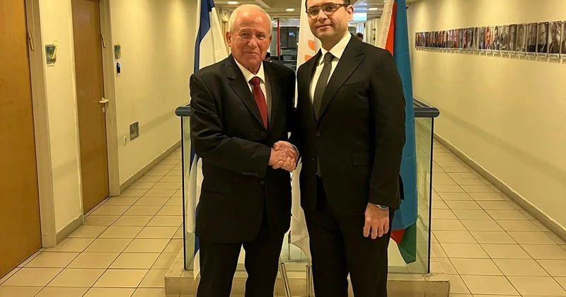 Azərbaycan və İsrail nazirləri müzakirə apardı FOTOLAR