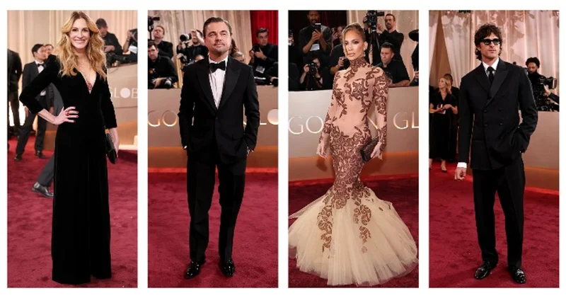 Джулия Робертс, Леонардо Ди Каприо, Джей Ло и другие звезды на красной дорожке премии Золотой глобус 2026 ФОТО