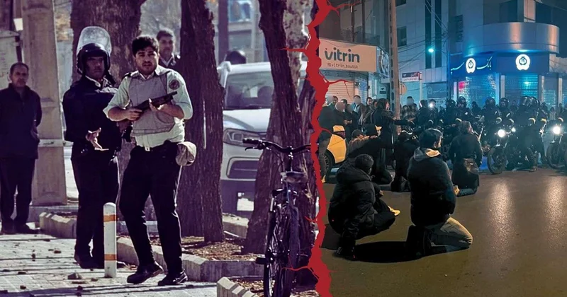 Etirazçılar gülləbaran edildi VİDEO