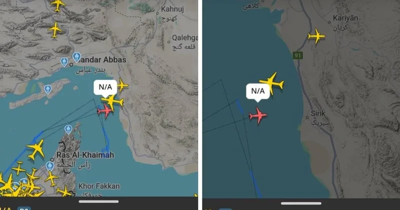 ABŞ təyyarəsi İranla sərhədə gəldi Regionda kritik gəlişmə