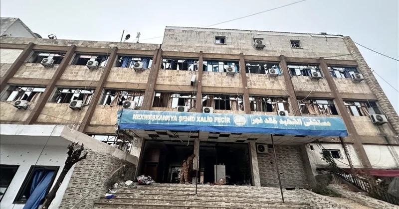 Terrorçuların qərargaha çevirdiyi xəstəxananın görüntüləri yayılıb