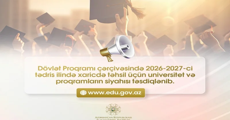 Азербайджан расширил список зарубежных вузов для обучения по госпрограмме