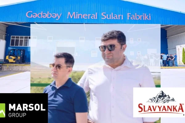 Slavyanka brendinin sahibi Gədəbəy Mineral Suları nın 7.6 milyon vergi borcu üzə çıxdı + Marsol MMC ilə tərəfdaş imiş (FOTO)