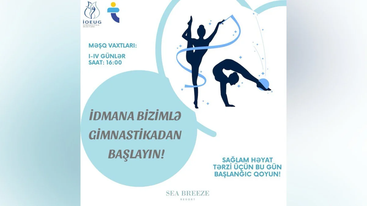 İOEUG Gimnastika Məktəbi “Landau School”da məşqlərə START VERİR