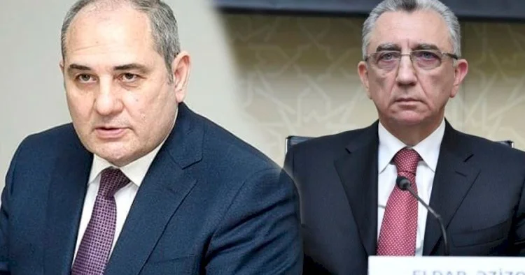 Eldar Əzizov yola salınır