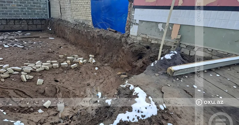 Gəncədə bir küçənin sakinləri suya həsrət qalıb Müvafiq qurum araşdırma aparır