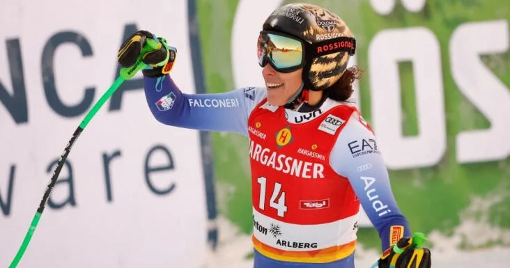 Бриньоне стала самой возрастной олимпийской чемпионкой по горным лыжам