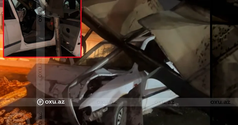 Bakıda AzSamand dayanacağa çırpıldı, hadisəyə başı qarışan sürücülər də qəza törətdilər