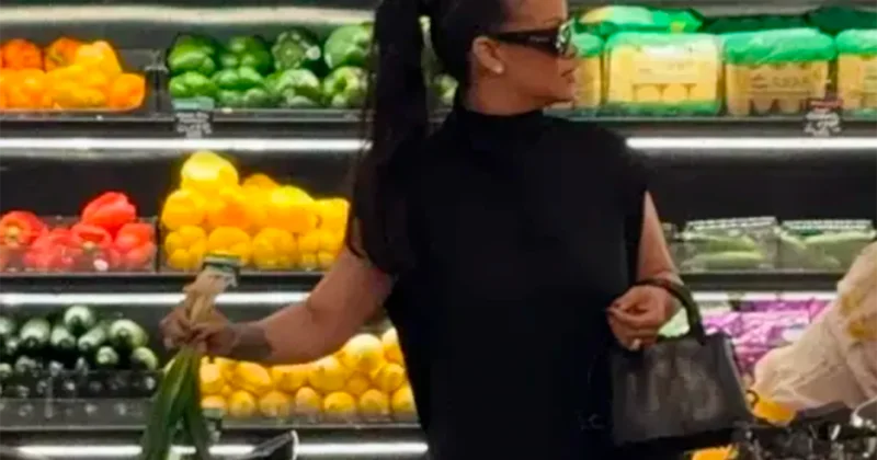 Rihanna mer meyvə seçdi, viral oldu Video