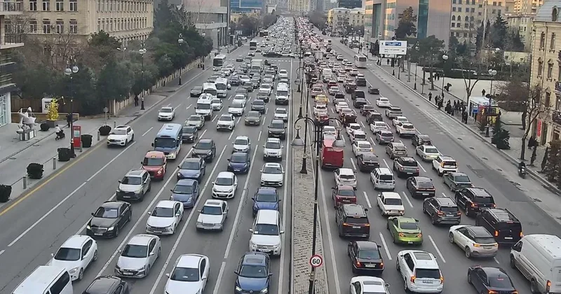 Paytaxtın hansı küçələrində sıxlıq var? 12.02.2026