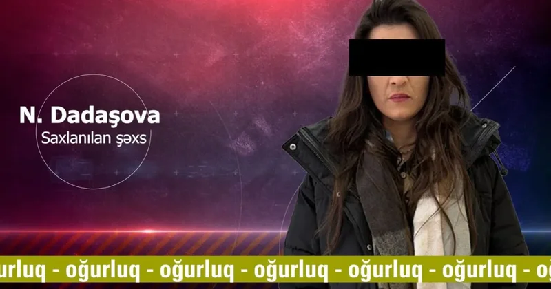 Bakıda qadın zərgərlik mağazalarından oğurluq etdi VİDEO