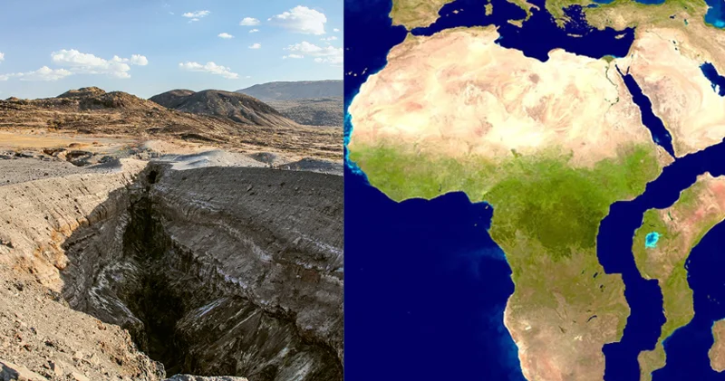 Afrikada yeni okean yaranır Qitə tədricən parçalanır