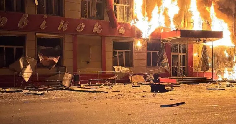 Российский БПЛА атаковал магазин в Харьковской области: есть пострадавшие ФОТО