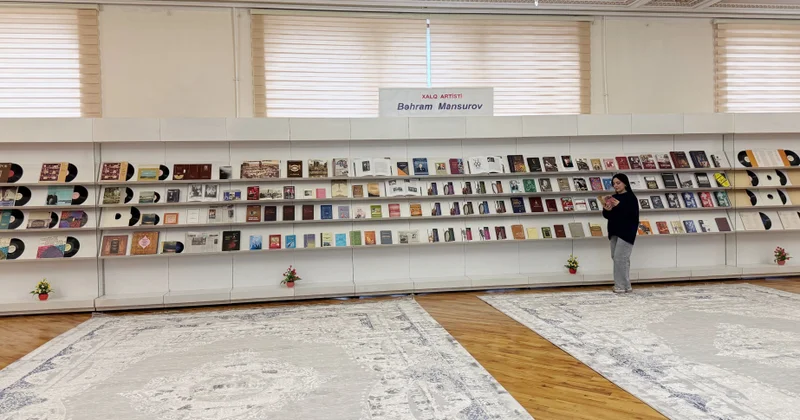 Milli Kitabxanada “Xalq artisti Bəhram Mansurov” adlı kitab sərgisi açılıb