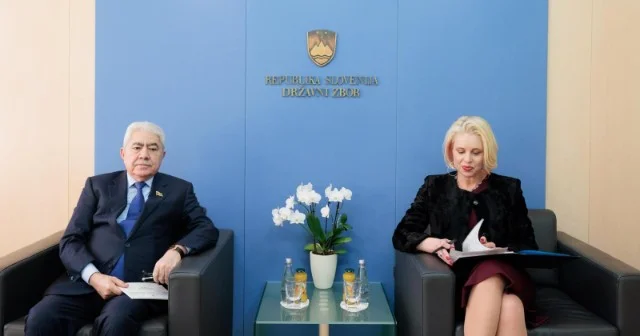 Ağalar Vəliyevin rəhbərlik etdiyi heyət Sloveniyaya səfər edib FOTOLAR