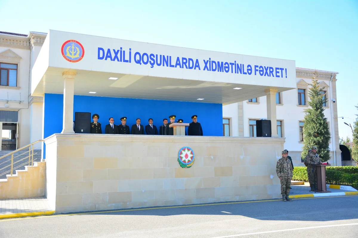 Ağstafada Daxili Qoşunların yaranması günü qeyd olundu Fotolar