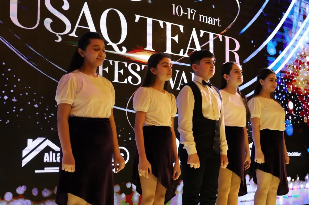 “1 ci Uşaq Teatr Festivalı” nın açılış mərasimi baş tutdu FOTO