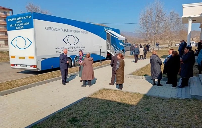 Cəbrayılda ikigünlük oftalmoloji səyyar müayinələr keçirilir FOTO