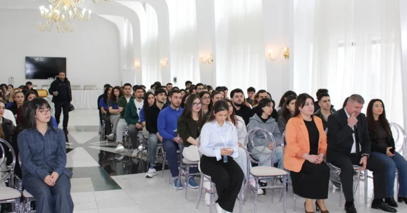 Qubada 150 tələbənin iştirakı ilə düşərgə açılıb