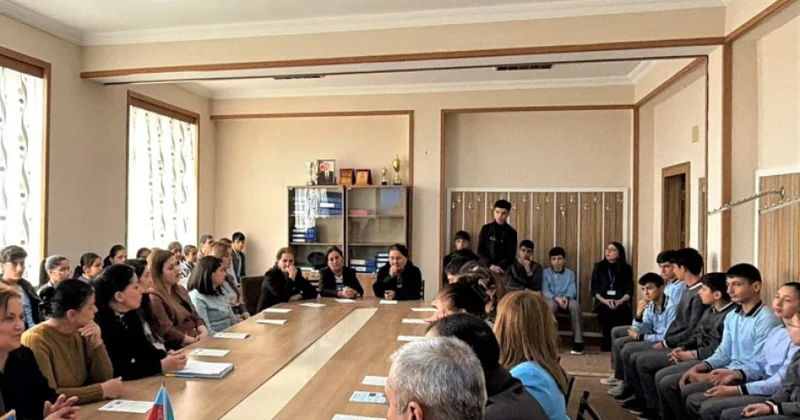 Müəllim və şagirdlər təxliyə edilib, “zərəçəkmişlər”ə yardım göstərilib Məktəbdə təlim