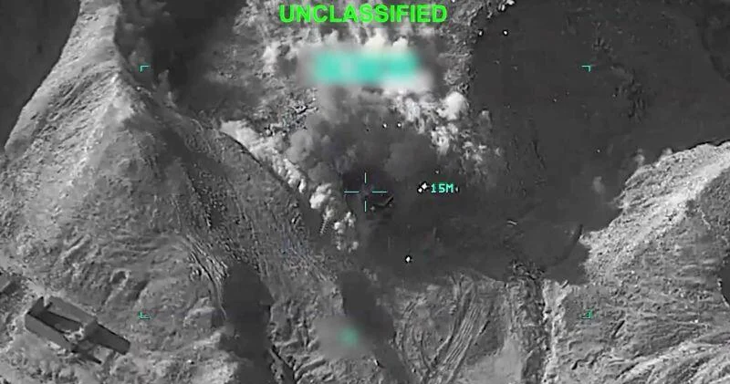 США показали уничтожение ракетных пусковых установок в Иране ВИДЕО