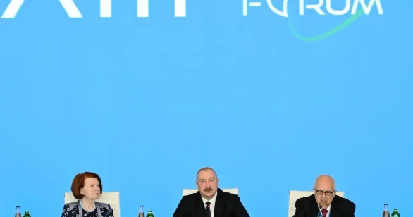 Алиев: После установления мира с Арменией мы вплотную работаем над расширением Среднего коридора