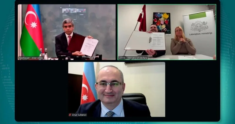Latviya ilə sosial müdafiə sahəsində Tədbirlər Planı imzalandı