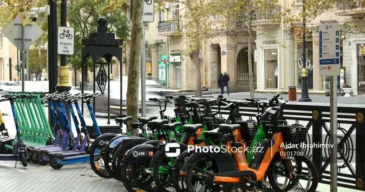 В Баку аренда электросамокатов и велосипедов выросла в 2,6 раза за год