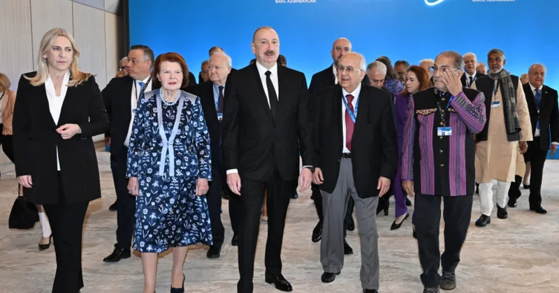 İlham Əliyev XIII Qlobal Bakı Forumunda FOTOLAR (YENİLƏNİB)