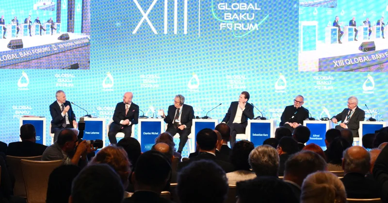 XIII Qlobal Bakı Forumunun ilk panel iclası qlobal təhlükəsizlik və güclər balansı mövzusuna həsr edilib YENİLƏNİB VİDEO