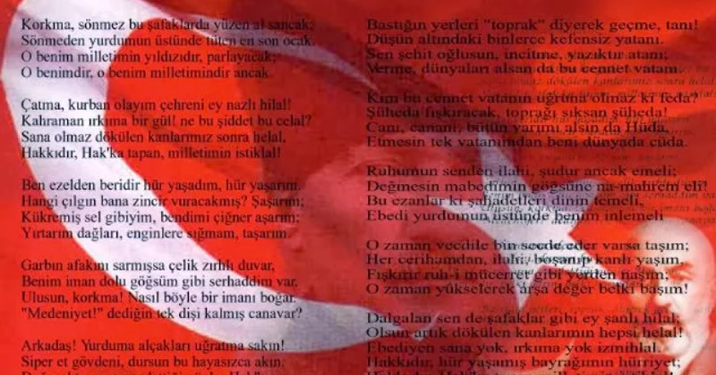 Türkiyə İstiqlal Marşının yazılmasının 105 ci ildönümünü qeyd edir