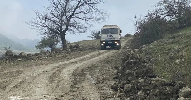 Qubada torpaq sürüşməsi Rayonla kəndlərin əlaqəsi kəsildi