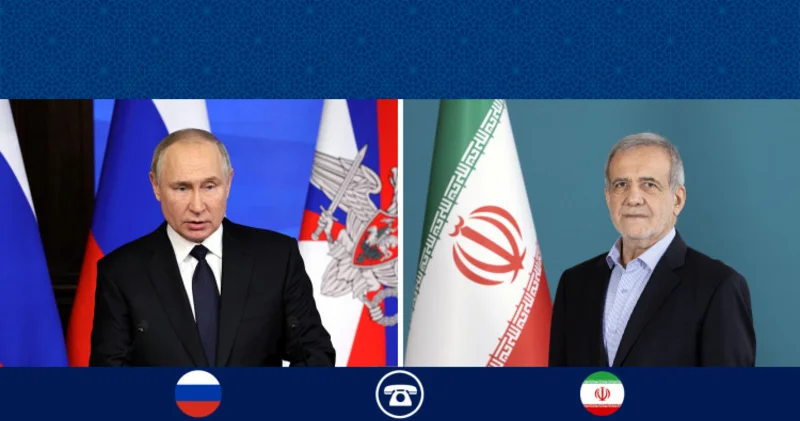 Putin və Pezeşkian telefonla müzakirələr apardılar