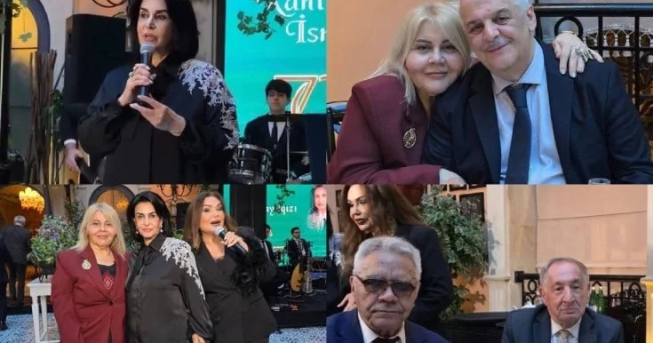 Xanım İsmayılqızının yubiley gecəsindən FOTO VİDEO