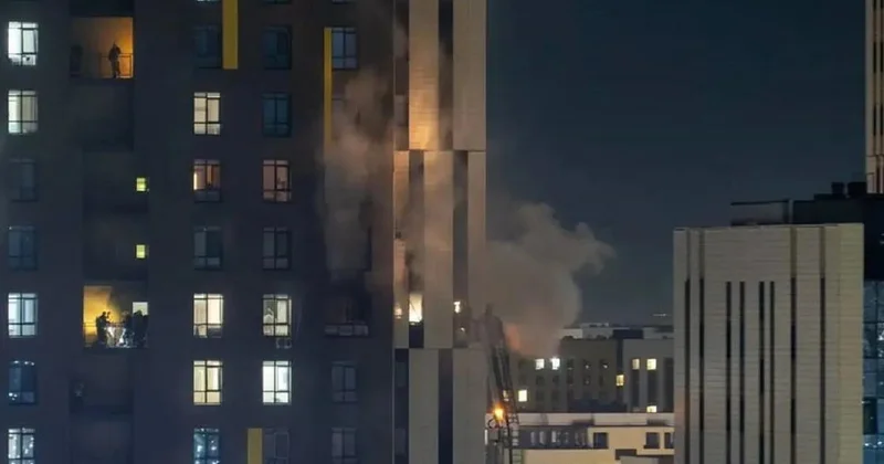Сильный пожар в жилом доме в Астане, погибли дети ВИДЕО