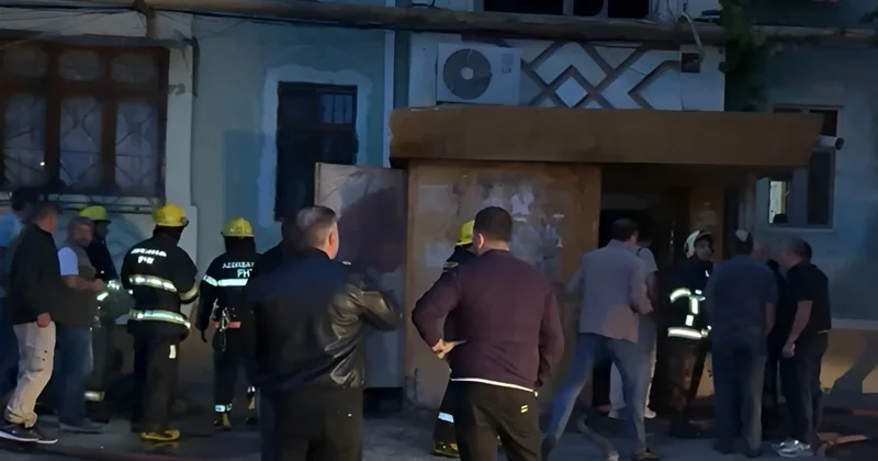 Sumqayıtda partlayışla nəticələnən YANĞIN: Xəsarət alan şəxs hadisə anını DANIŞDI KONKRET
