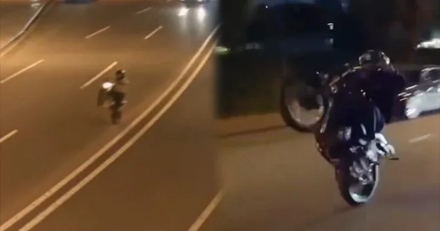 Gecələr Bakını bir birinə vuran motosikletçilərə 15 sutka verildi Video