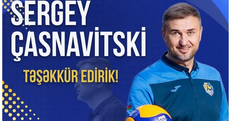 Azərbaycanın voleybol komandası baş məşqçisi ilə yollarını ayırıb