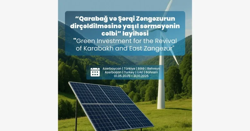 QHT “Qarabağ və Şərqi Zəngəzurun dirçəldilməsinə yaşıl sərmayənin cəlbi” layihənin icrasına başlayıb
