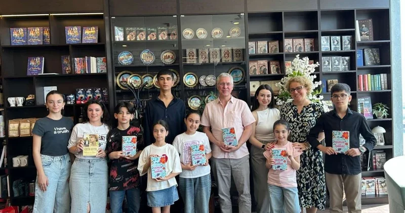 Britaniya səfiri uşaqlarla ədəbiyyat söhbəti etdi VİDEO