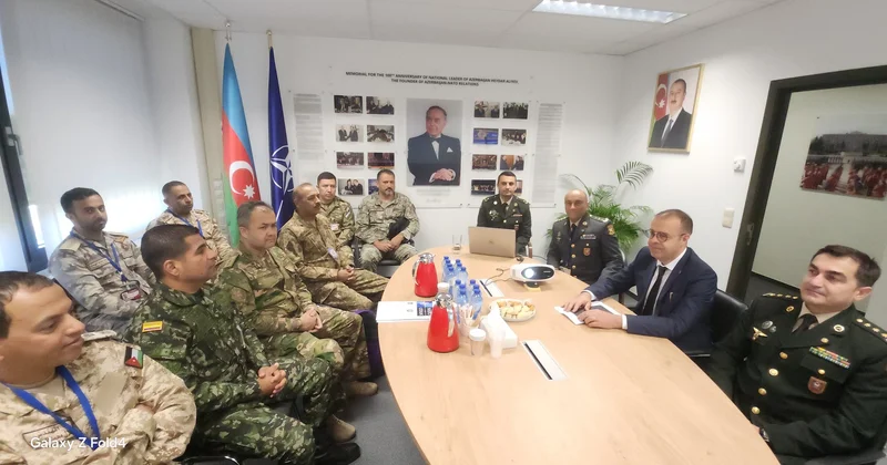 Azərbaycanın NATO dakı Nümayəndəliyi Tanışlıq Proqramı iştirakçılarını qəbul edib