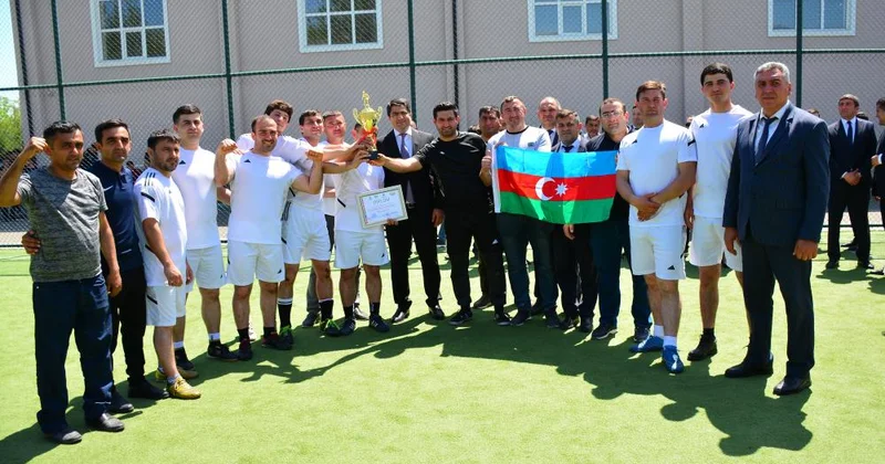 Ağstafada mini futbol yarışı başa çatıb