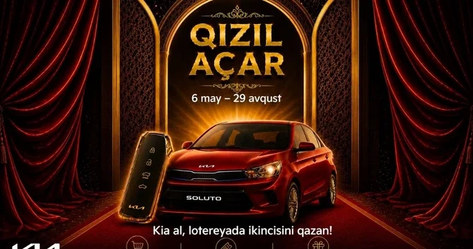 Kia Azərbaycan Qızıl Açar lotereyasına start verdi