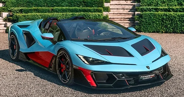 Lamborghini damsız Fenomeno Roadster superkarını təqdim edib