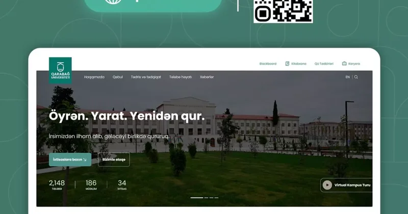 Запущен новый официальный сайт Карабахского университета