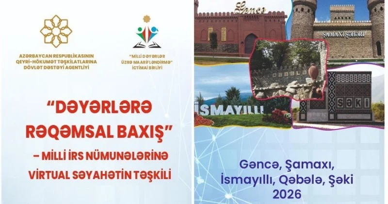 “Dəyərlərə rəqəmsal baxış” milli irs nümunələrinə virtual səyahətin təşkili layihəsinə start verildi