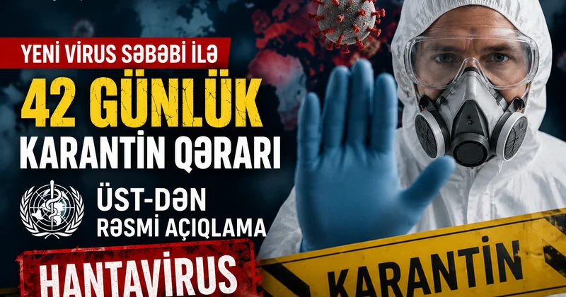 Yeni virusla bağlı 42 günlük karantin qərarı verildi RƏSMİ AÇIQLAMA